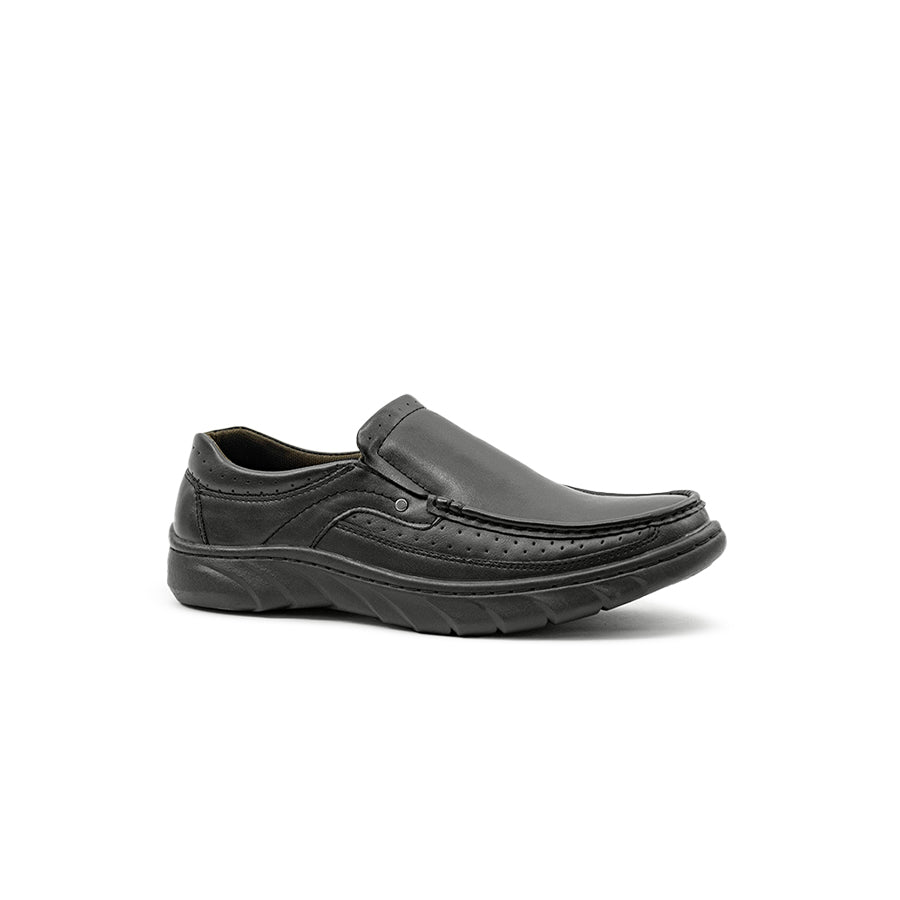 Mario D' Boro Men's Formal Slip On MY 26274 - Black / VDark Brown C81 All Seasons Comfortable Shoes