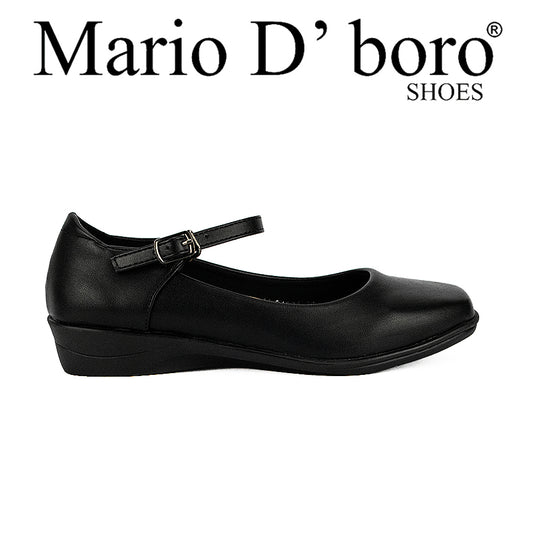 Mario D' Boro Women's Sshs Flat Lw 24591 Black C31 - C40