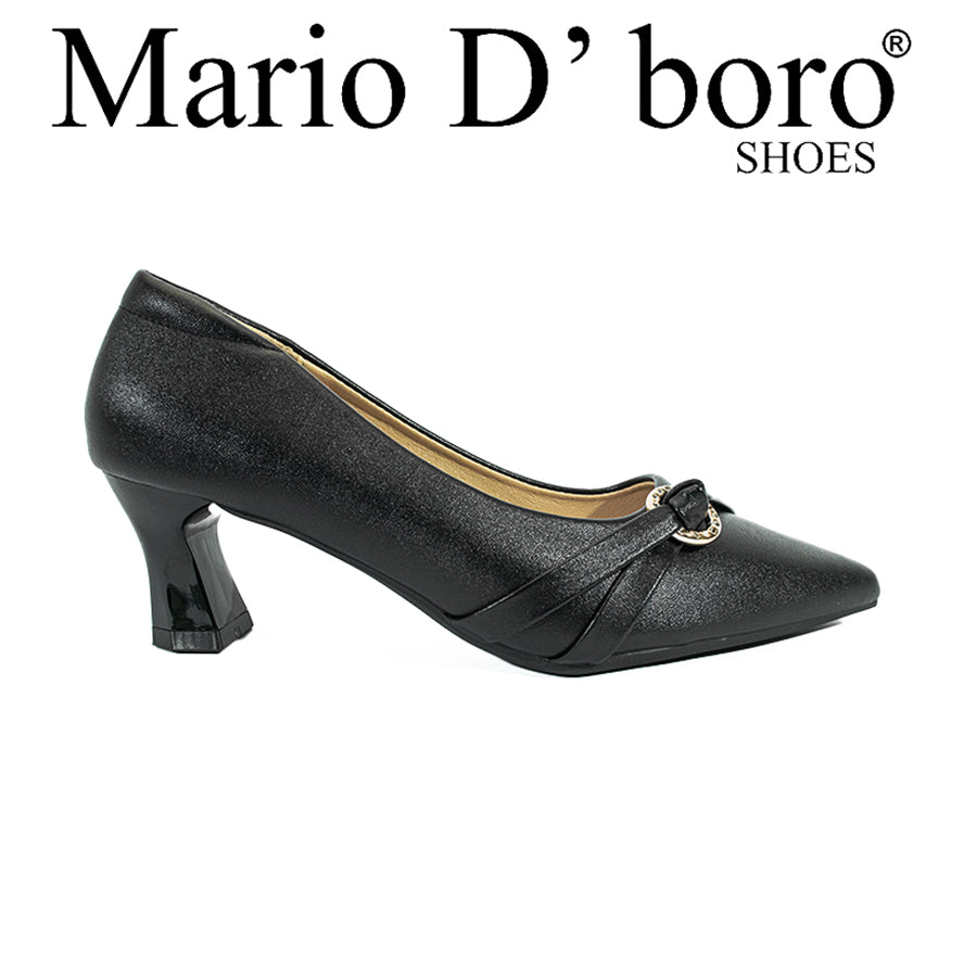 Mario D' boro Women College Pumps LX 27325 Black