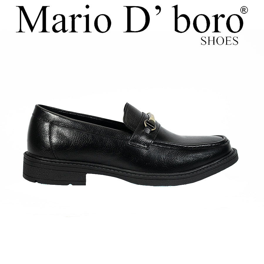 Mario D' Boro Men's Formal Slip On MY 25711 Black/Tan C64