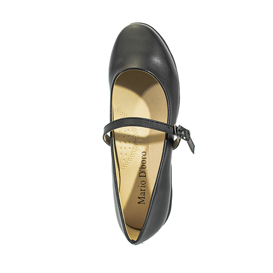 Mario D' Boro Women's SSHS Flats LX 26726 Black C54