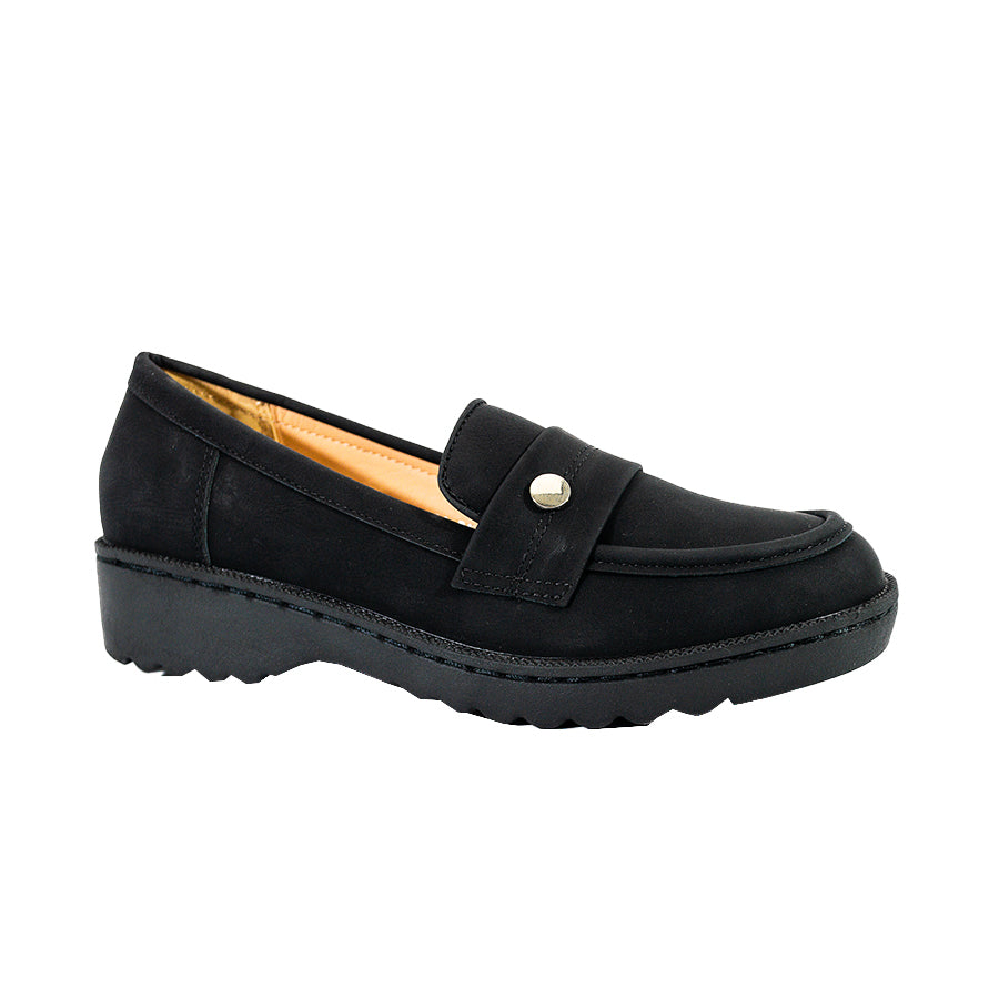 Mario D' Boro Women's SSHS Flats LX 27681 Black C58