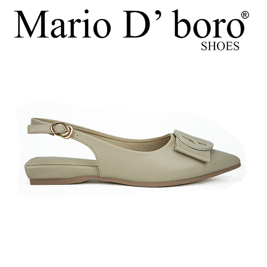 Mario D' Boro Women'sMules Sandals Lv 22569 Beige/Black