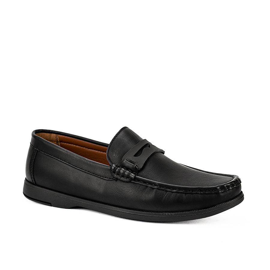 Mario D' Boro Men's Casual Loafers Shoes Mw 22620 Black