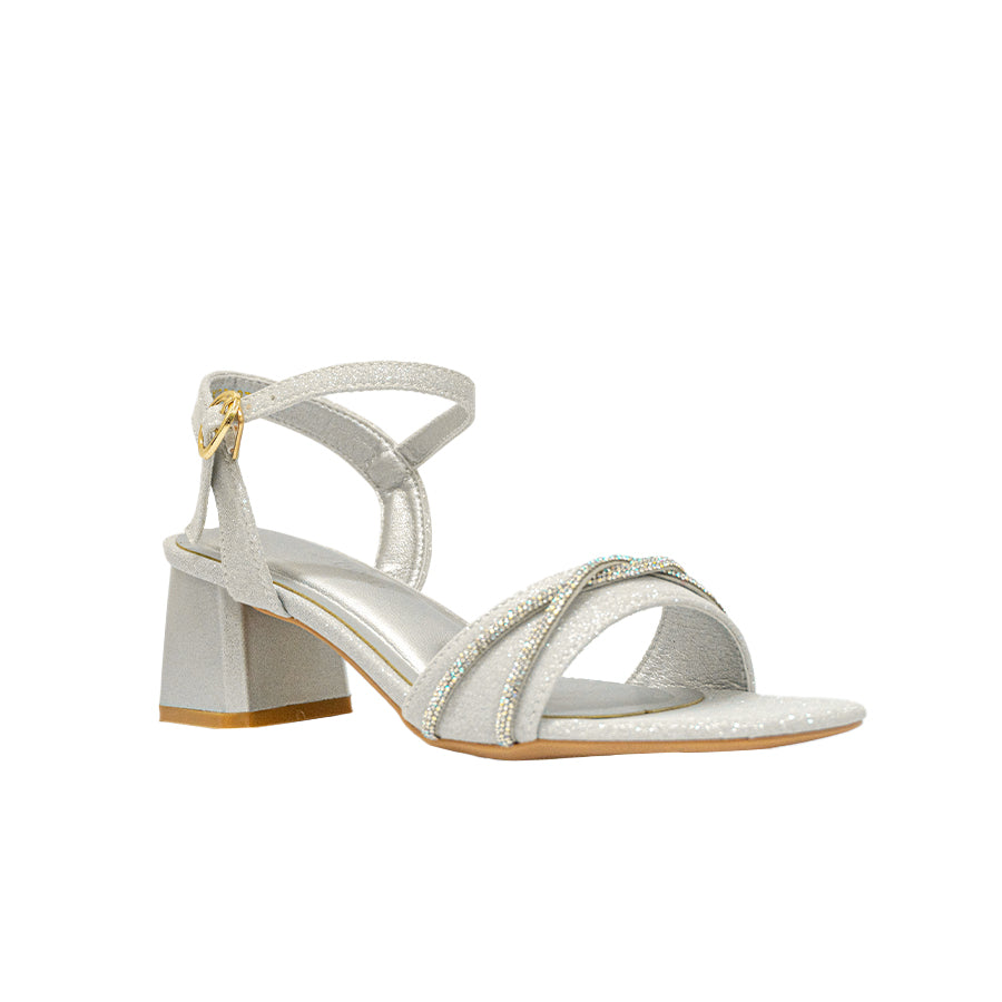Mario D' Boro Women's Evening Sandals LY 28007 Gold/Silver C68