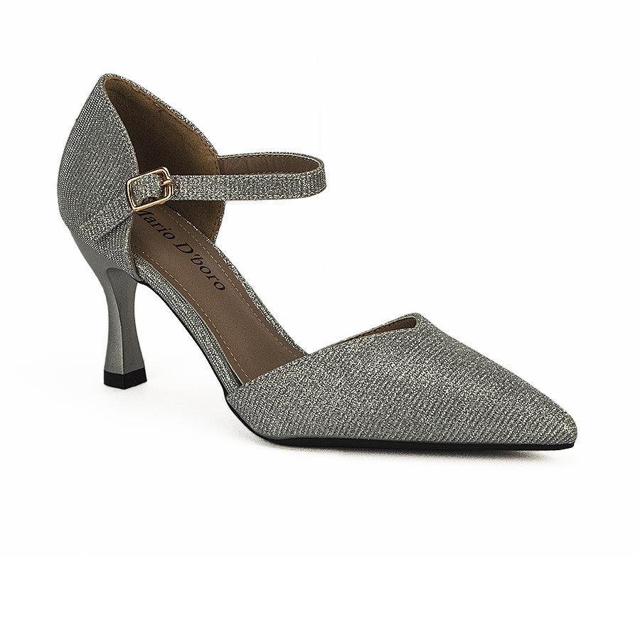 Mario D' Boro Women's Evening Sandals LW 25704 Gold/Silver C41