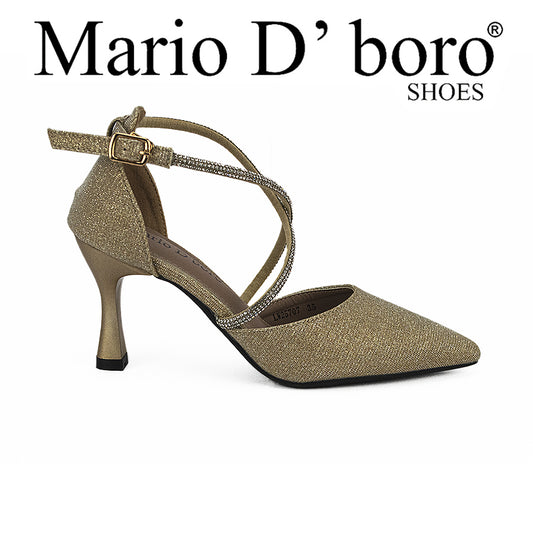Mario D' Boro Women's Evening Sandals LW 25707 Gold/Silver Women C41