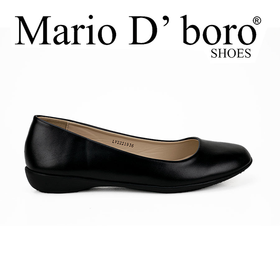 Mario D' Boro Women's Flat Shoes Lv 22219 Black