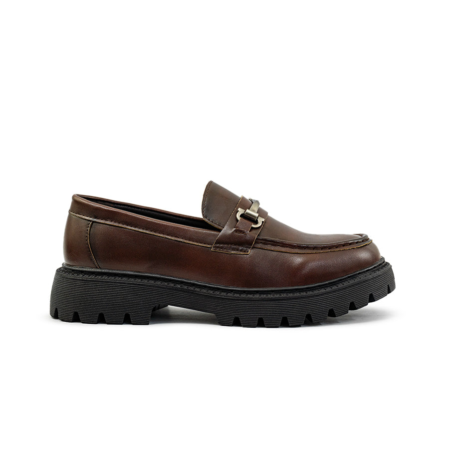 Mario D' boro Men's Formal Slip On MY 25888 - Black / Brown C82