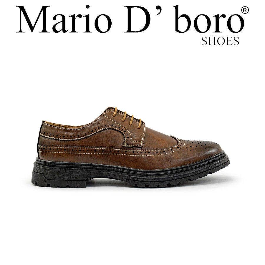 Mario D' boro Men's Formal with Lace MY 26041 - Black / Brown C82