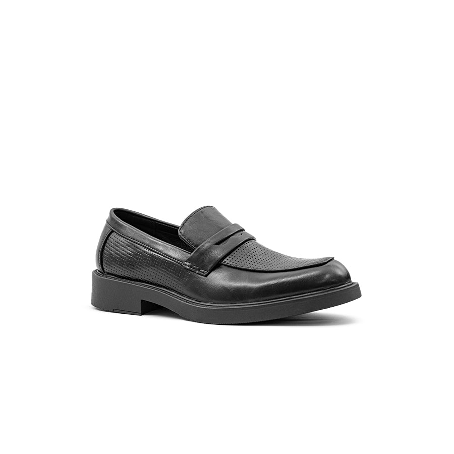 Mario D'boro Men's Formal Slip On MY 26521 - Black / VDark Brown C81 All Seasons Shoes