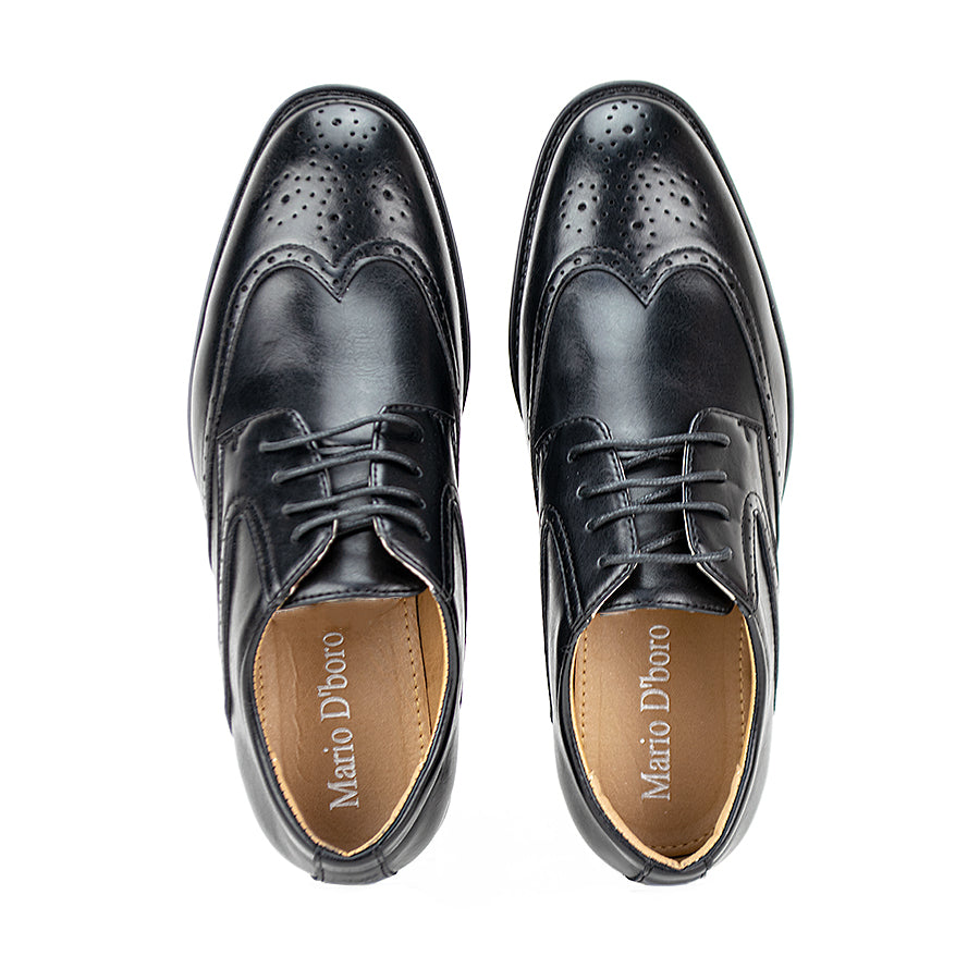 Mario D' Boro Men's Formal Shoes Mv 024 Black/Tan