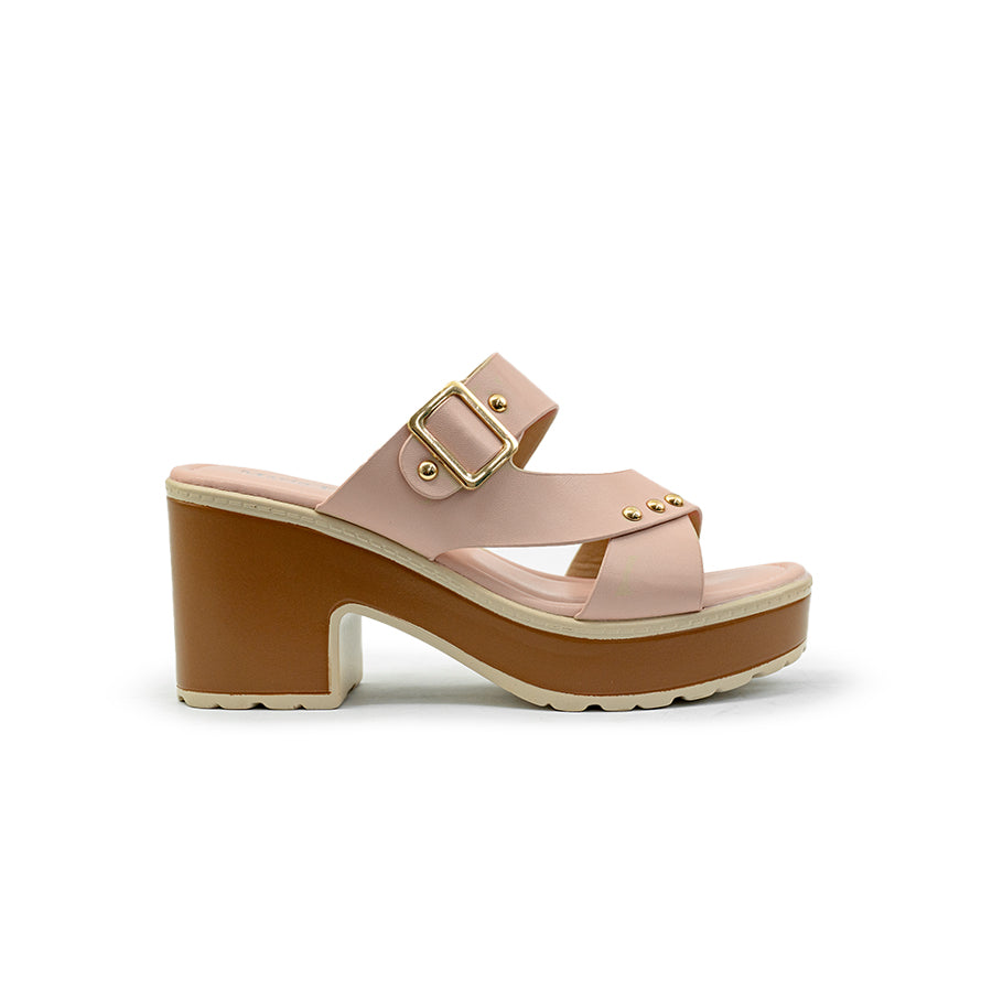 Mario D' boro Women's Heeled Sandals LY 29483 - Black / Old Rose C86