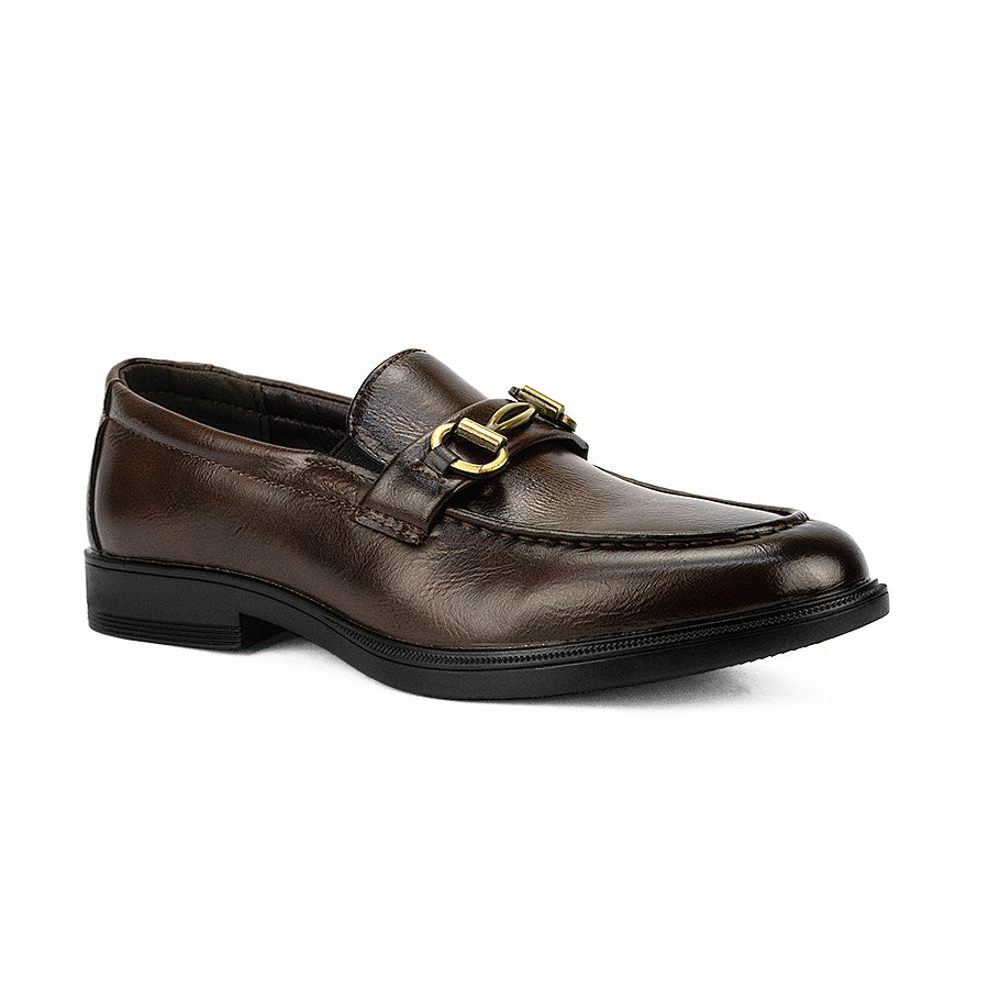 Mario D' Boro Men's Formal Slip On Mw 24312 Black/Dark Brown C45