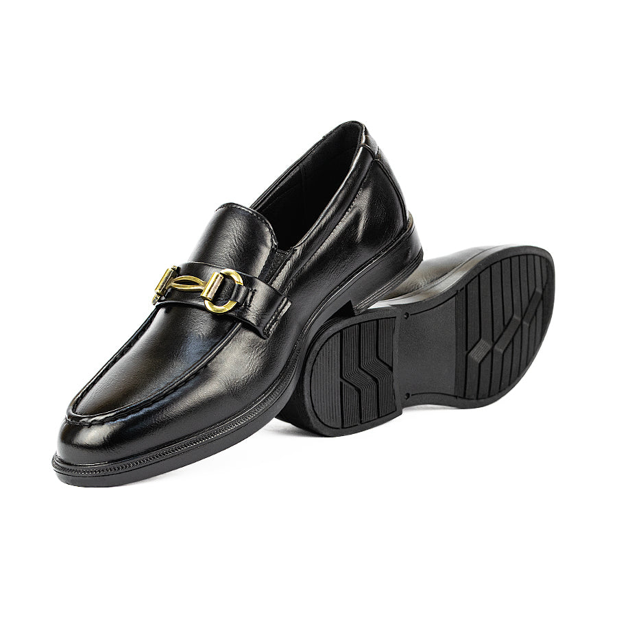Mario D' Boro Men's Formal Slip On Mw 24312 Black/Dark Brown C45