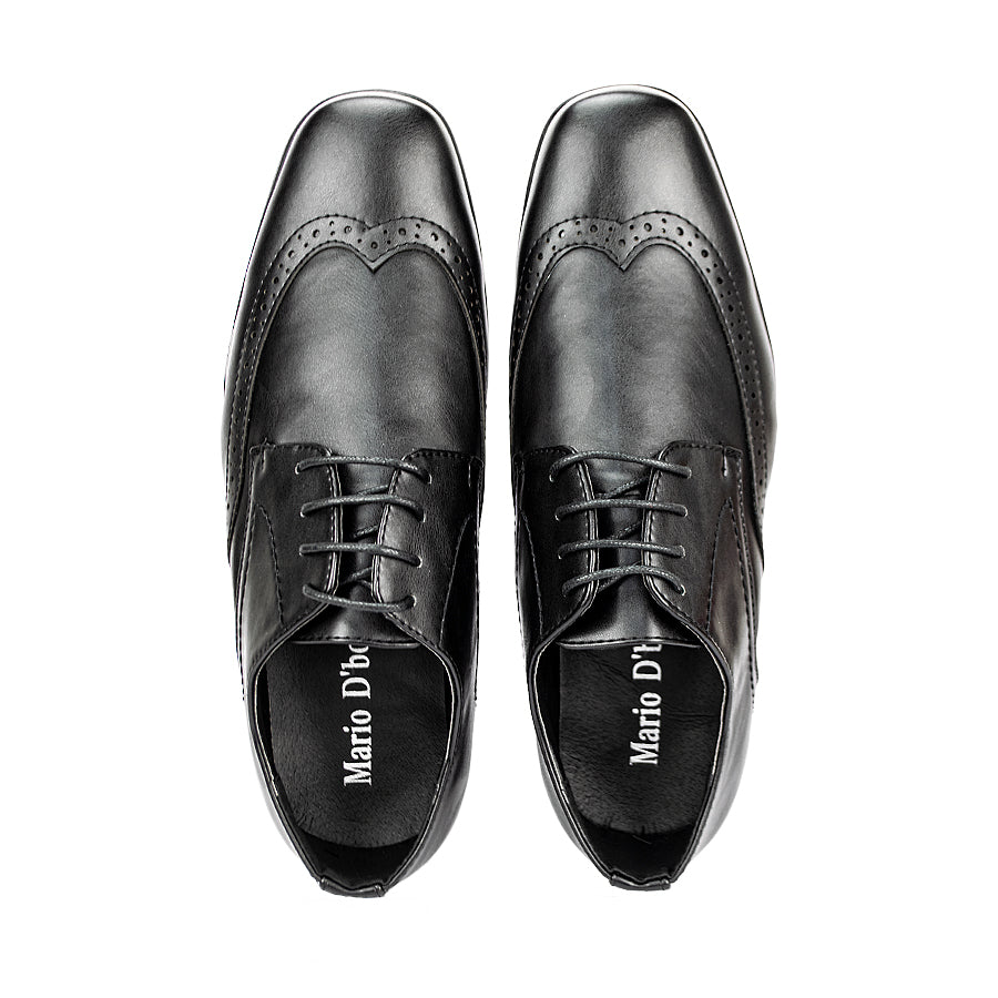 Mario D' Boro Men's Formal Shoes with Lace Mw 22228 Black