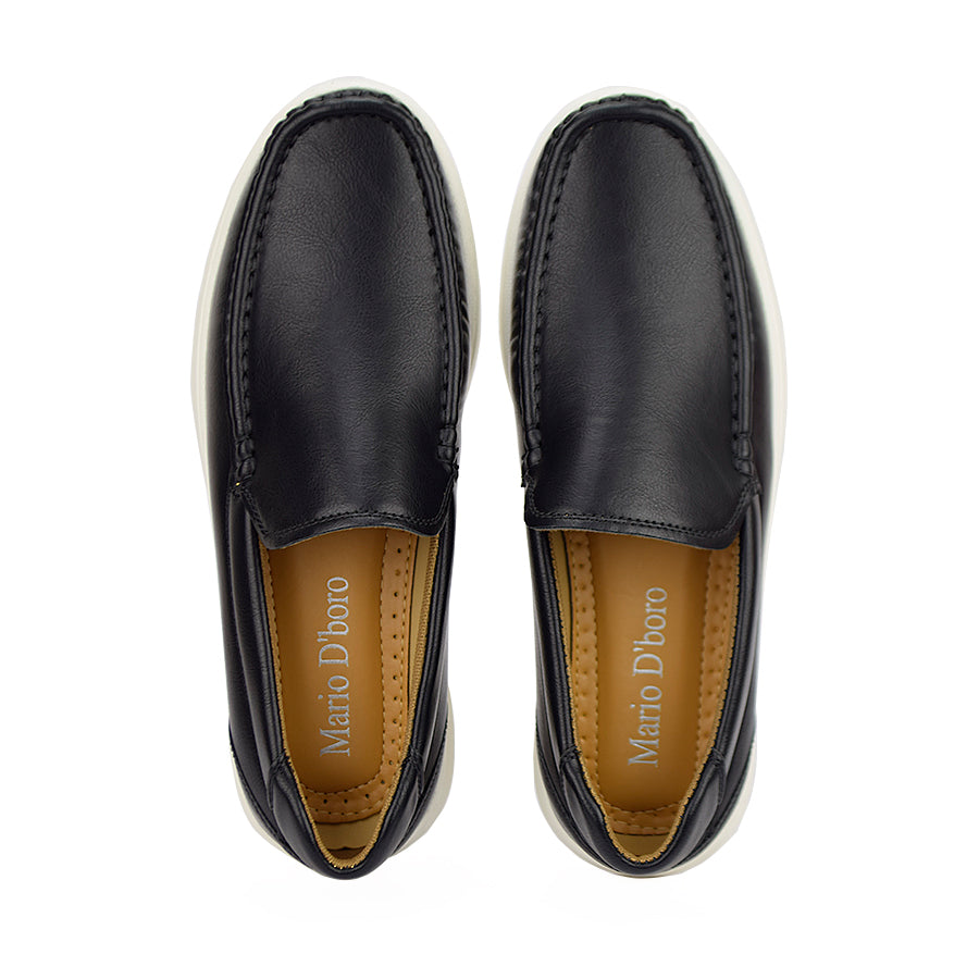 Mario D' Boro Men's Casual Shoes Mw 22557 Black/Navy Blue