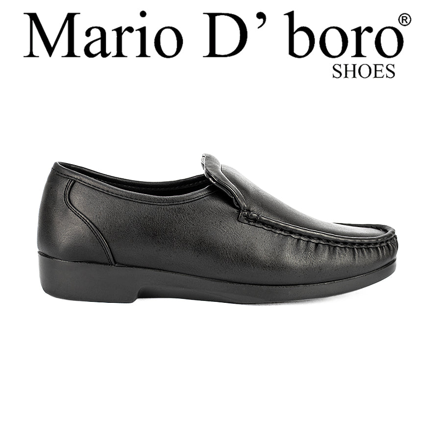 Mario D' Boro Men's Formal Shoes Slip On MW 23747 Black C30