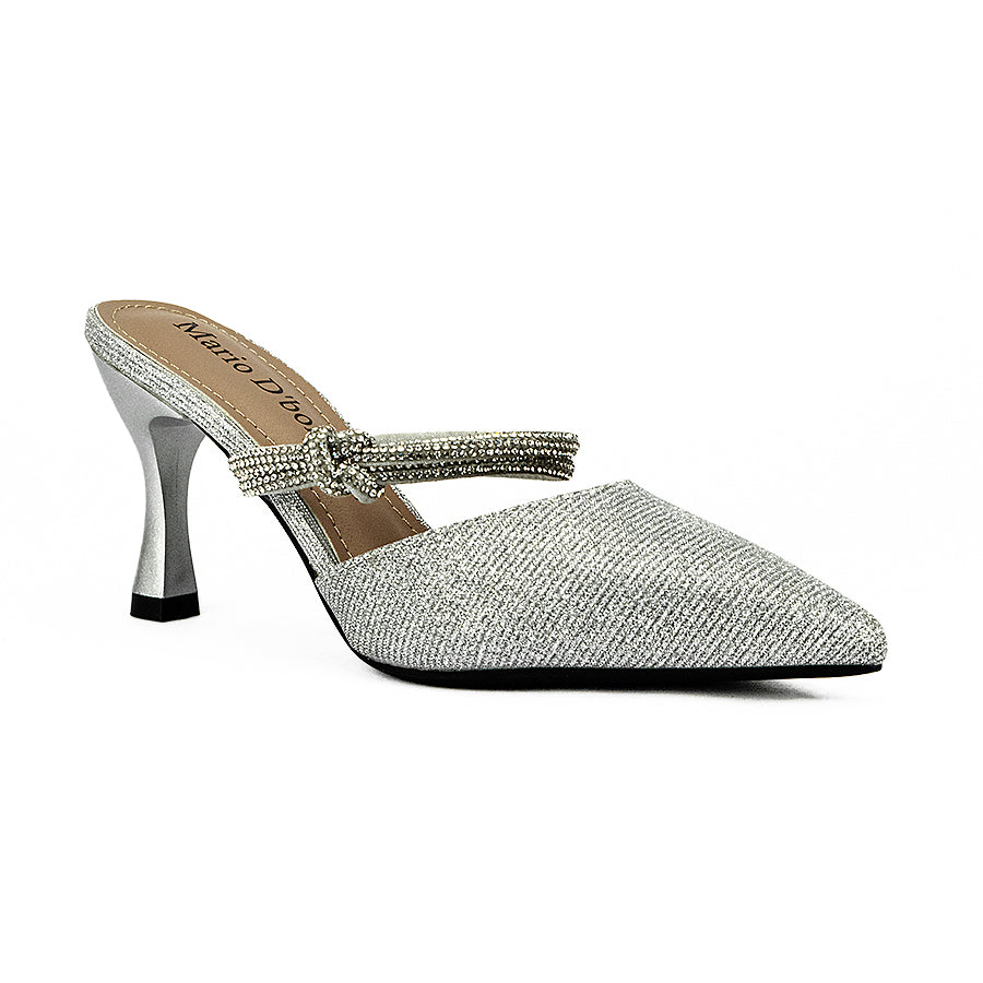 Mario D' Boro Women's Evening Sandals Lw 25706 Gold/Silver C44