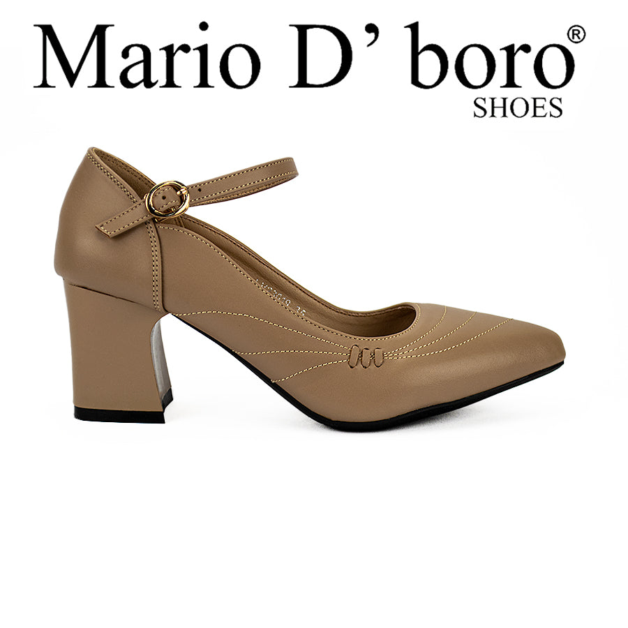 Mario D' Boro Women's Pumps Shoes Lv 23019 Black/Beige