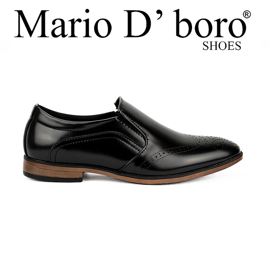 Mario D' Boro Men's Formal Shoes Mw 23108 Black/Brown