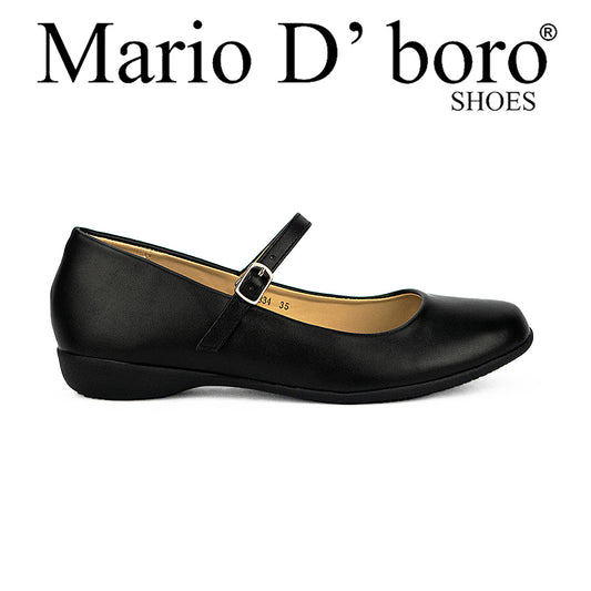 Mario D' Boro Women's Sshs Flat Lw 23834 Black C37