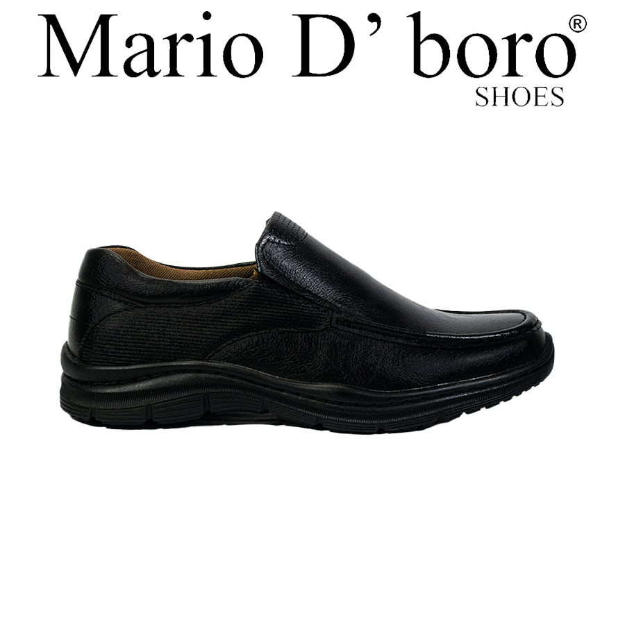 Mario D' Boro Men's Casual Loafers MY 25330 Black/Brown C66