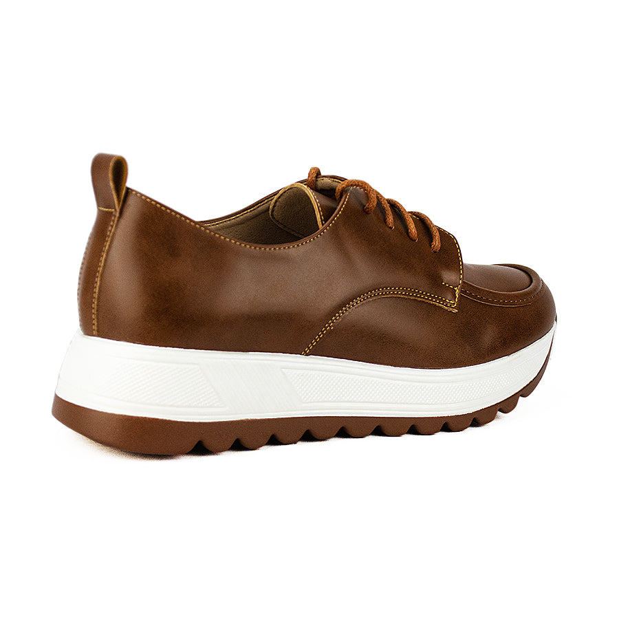 Mario D' Boro Women Oxford Lw 26021 Dark Brown/Tan C46