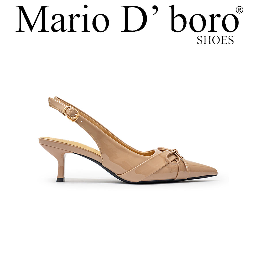 Mario D' boro Women's Heeled Sandals LY 29311 Dark Beige / Taupe C79
