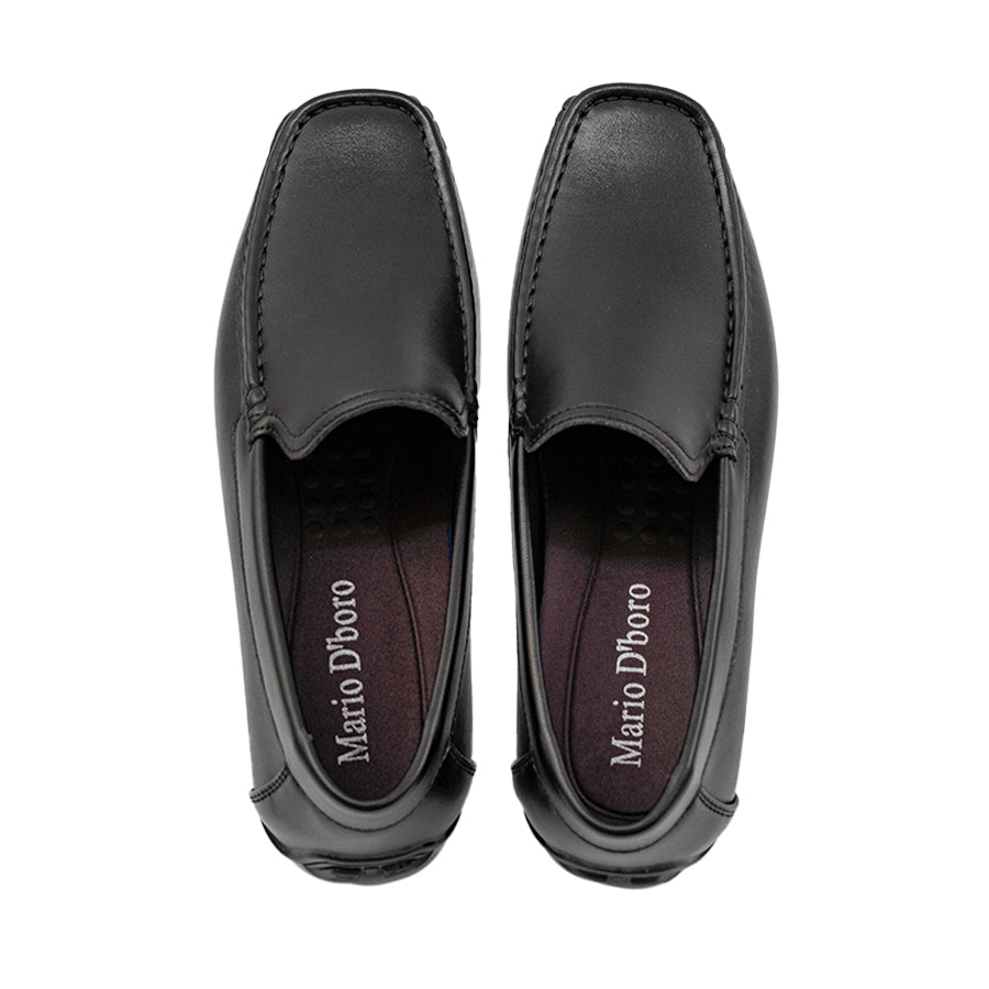 Mario D' boro Men's Casual Loafers MY 25704 - Black / Dark Brown C84