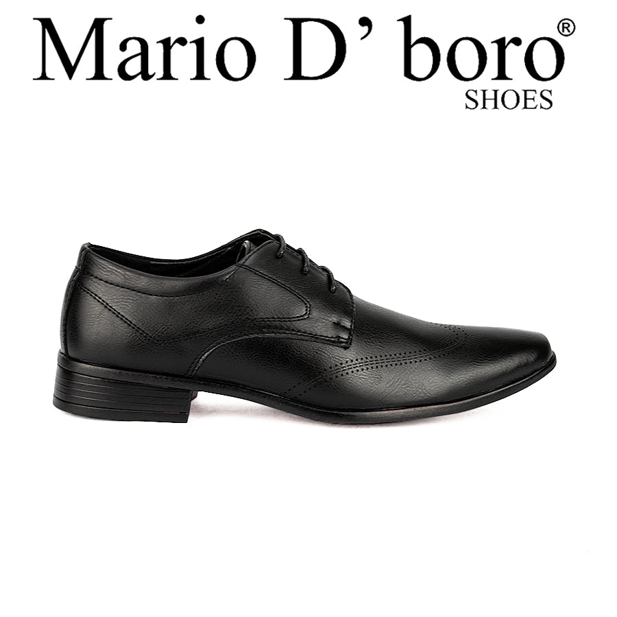 Mario D' Boro Men's Formal Shoes With Lace Mw 23870 Black/Mocca C30