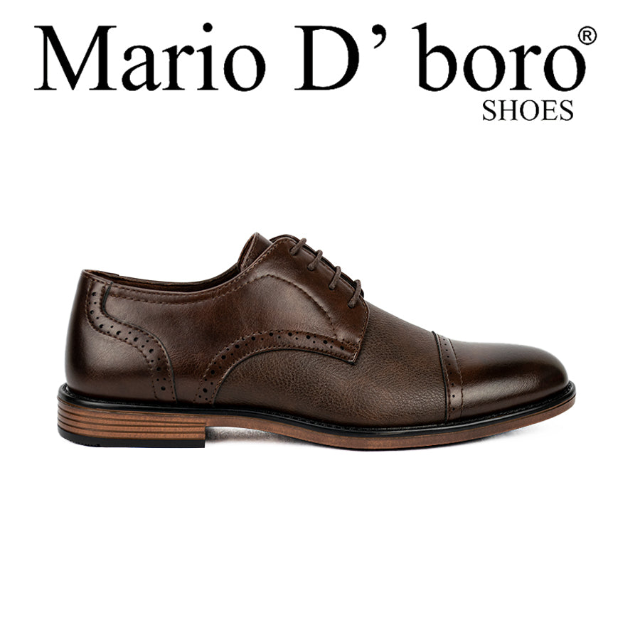 Mario D' Boro Men's Formal Shoes MV 22458 Black/Brown C35
