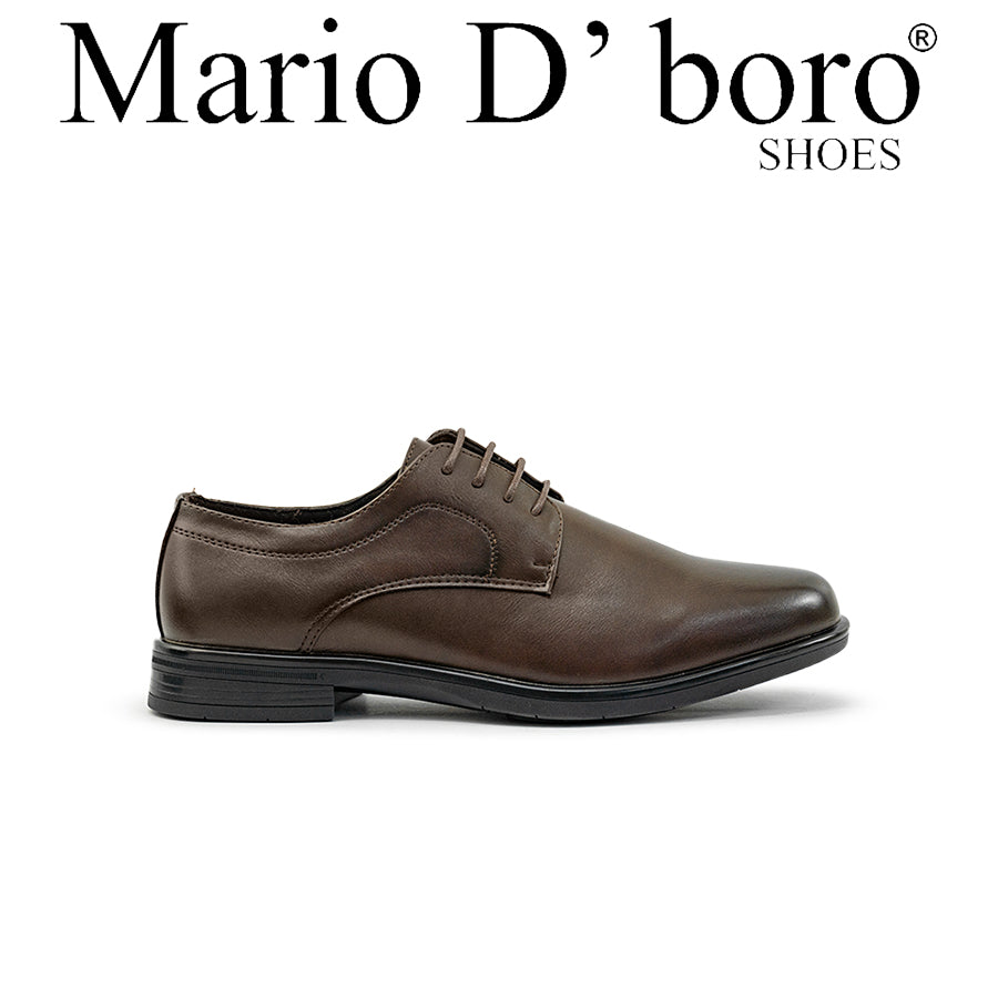 Mario D' boro Men's Formal Elite MY 26680 - Black / Dark Brown C88