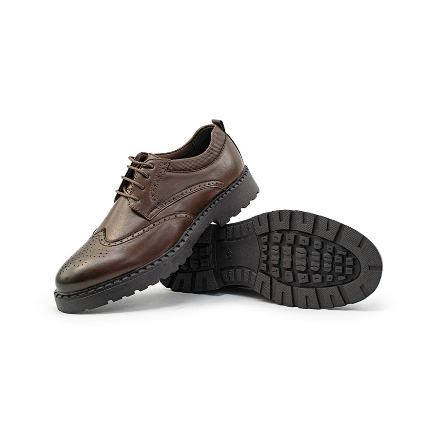 Mario D' boro Men's Formal with Lace MY 26536 - Black / Dark Brown C85