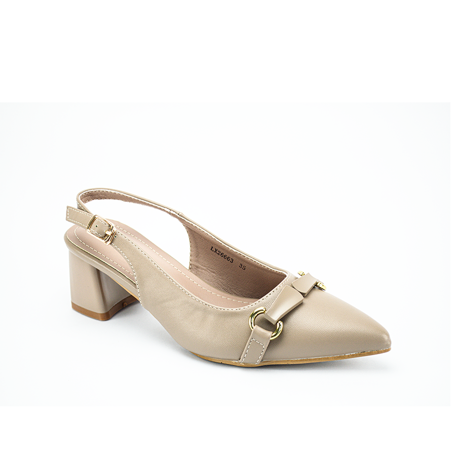 Mario D' Boro Women's Heeled Sandals LX 26663 Beige/Taupe C51