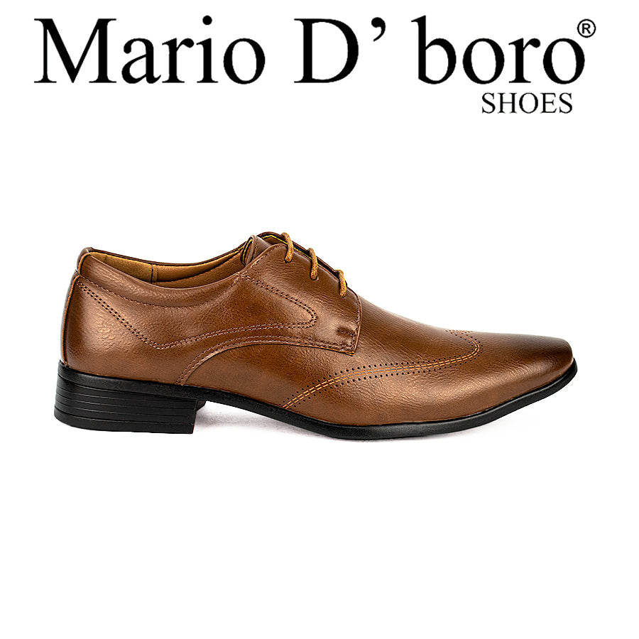 Mario D' Boro Men's Formal Shoes With Lace Mw 23870 Black/Mocca C30
