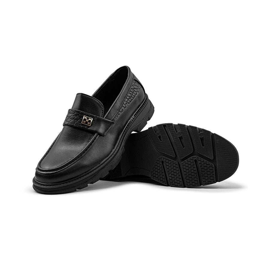 Mario D' boro Men's Formal Slip On MY 26224 - Black C84