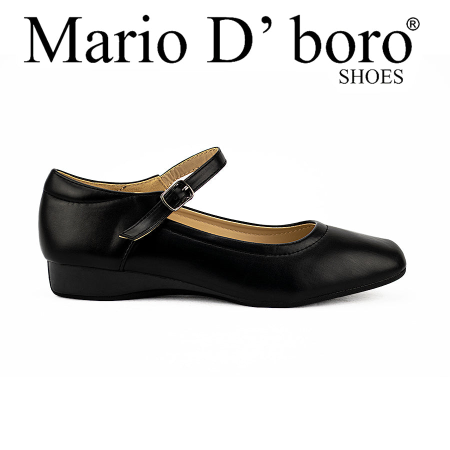 Mario D' Boro Women's Sshs Flat Shoes Lw 23582 Black