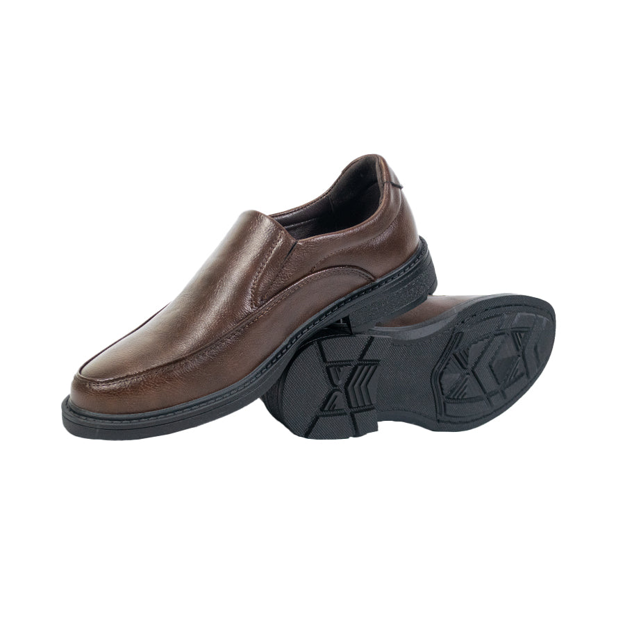 Mario D' Boro Men's Formal Slip On MY 25712 Black/Dark Brown C66