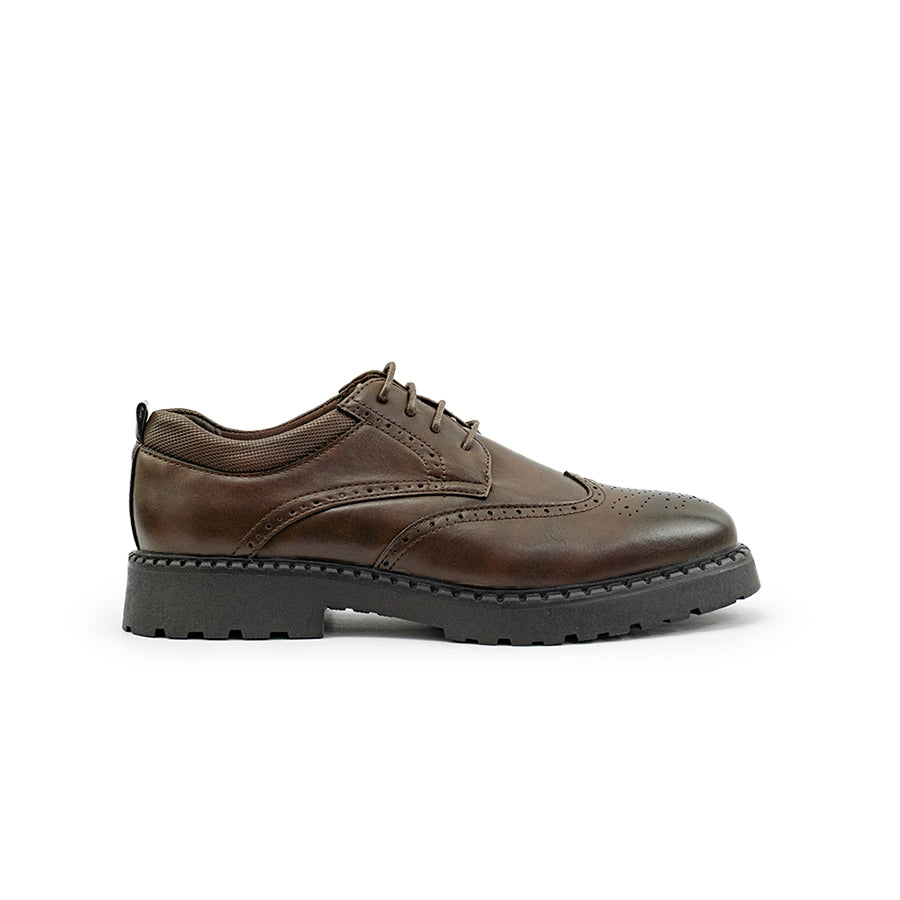 Mario D' boro Men's Formal with Lace MY 26536 - Black / Dark Brown C85
