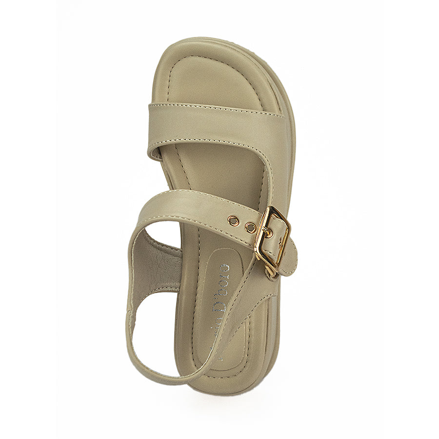 Mario D' Boro Women's Flat Sandals Lw 25505 Bone/Old Rose C41