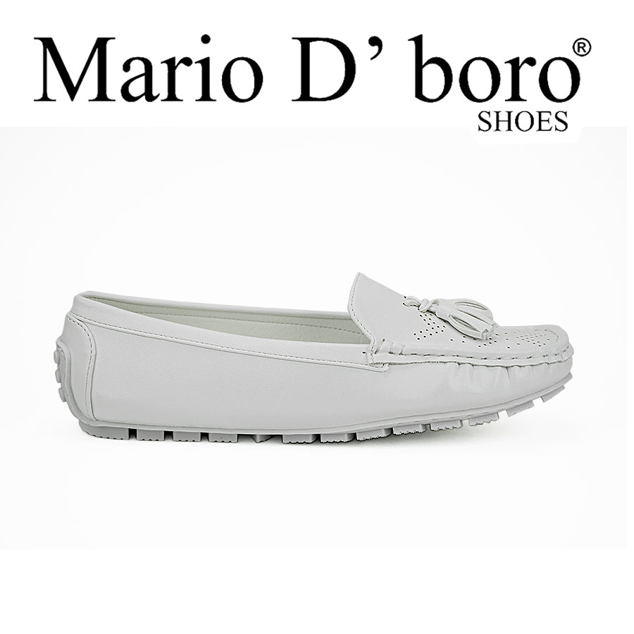 Mario D' Boro Women's Flat Sandals Lv 22191 Black/White
