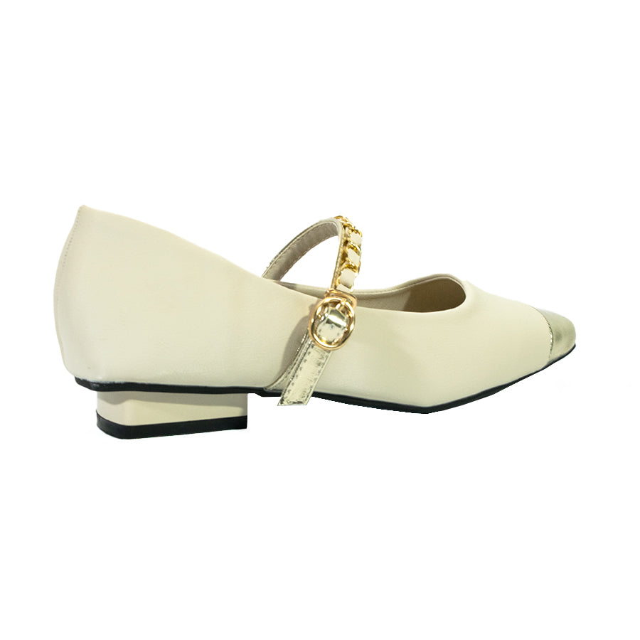 Mario D' Boro Women's Ballet Flats LX 27721 Black/Bone C61