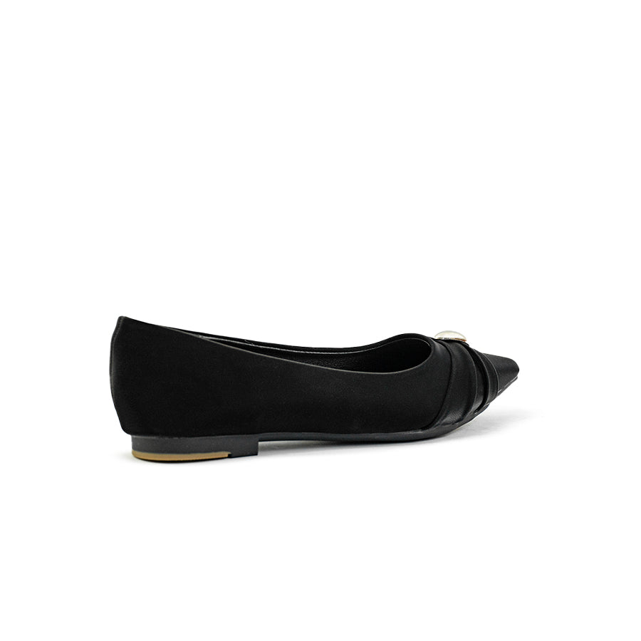Mario D' boro Women's Ballet Flats LY 29434 - Black / Brown C86