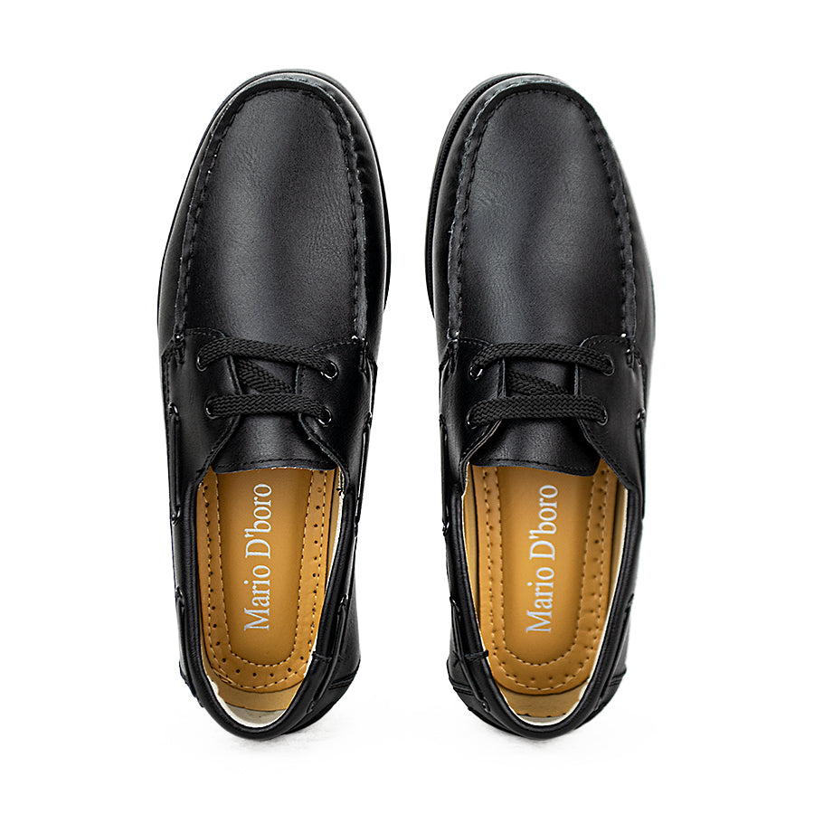 Mario D' Boro Men's Casual Shoes Mv 22210 Black/Maroon