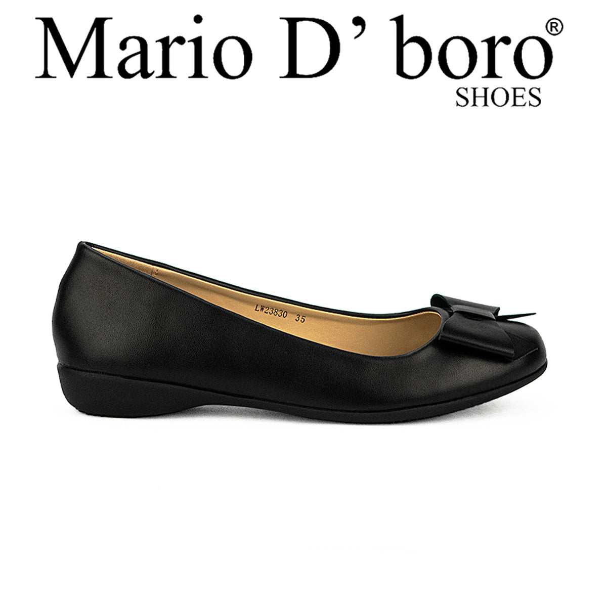 Mario D' Boro Women's Sshs Flat Lw 23830 Black C37