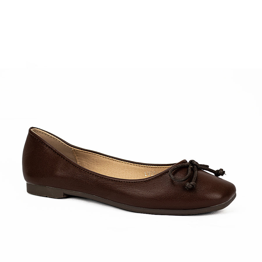 Mario D' Boro Women's Flats Lw 22692 Dark Brown/Black