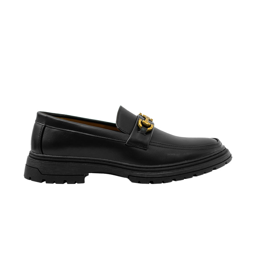 Mario D' Boro Men's Formal Slip On MY 26042 Black/Dark Brown C69