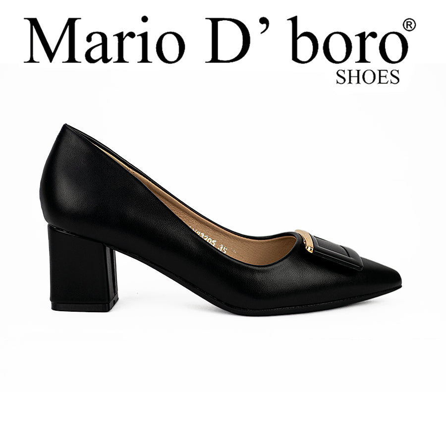 Mario D' Boro Women's Pumps Shoes Lv 23205 Black/Taupe