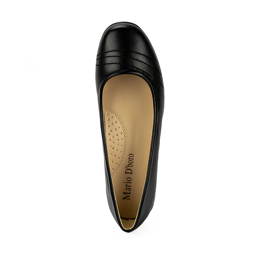 Mario D' Boro Women's Sshs Flat Shoes Lv 22205 Black